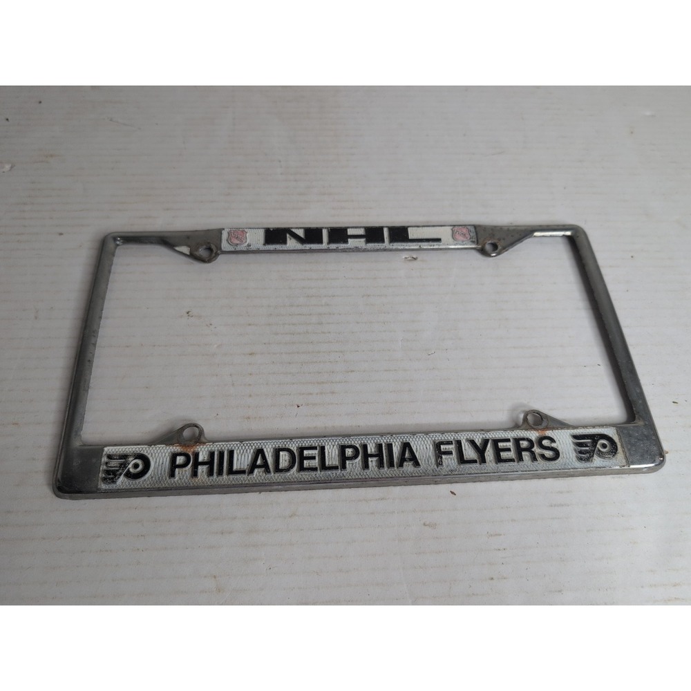 Philadelphia Flyers NHL Chrome Metal License Plate Frame